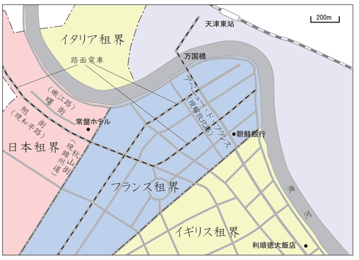 天津市街地地図